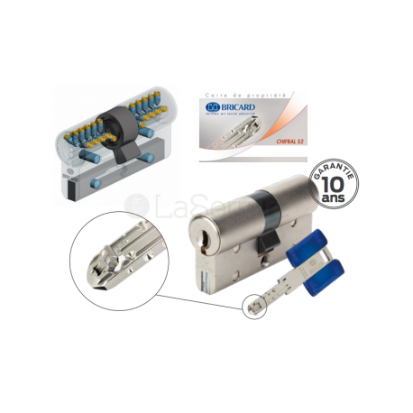 Cylindre Bricard Chifral S2 à 2 entrées