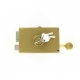 Sérrure JPM VEGA  1 points  horizontale à tirage Gauche clés plattes - 120300-012A - 3 clés - 45mm