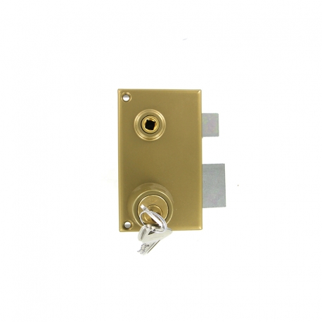 Sérrure JPM VEGA 1 points  verticale à fouillot DROITE clés plattes - 121100-012A - 3 clés  45mm