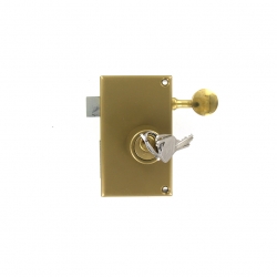 Sérrure JPM VEGA  1 point verticale à tirage DROITE clés plates - 121000-012A - 3 clés - 45mm
