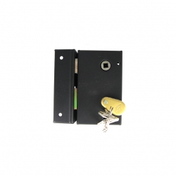 Sérrure JPM 1 point  verticale à fouillot Gauche clés à gorges - 117000-012A - 2 clés 