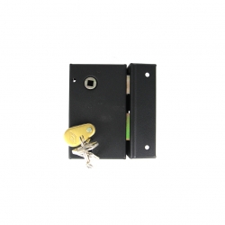 Sérrure JPM 1 point  verticale à fouillot DROITE clés à gorges - 117000-012A - 2 clés 