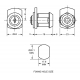 Batteuse référence 911B RONIS / F006 EURO LOCKS