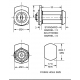 Batteuse référence 911C Ronis / F005 Euro Locks