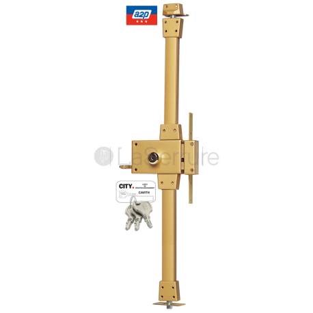 Serrure  3 points Iseo City Cavith Évolution 341 HB3 - horizontale à tirage - norme A2P***