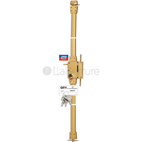Serrure 3 points Iseo City Cavith Évolution 371 HB3 - verticale à tirage - norme A2P**