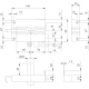 Serrure  en applique 1 point Iseo City 5G - horizontale à tirage